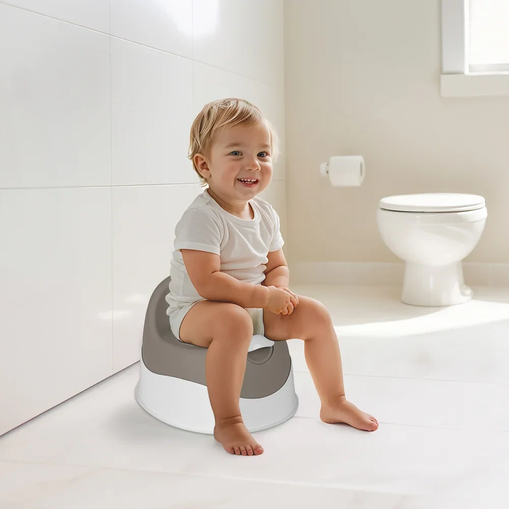 Dolu Dětský nočník s odnímatelným víčkem, šedá, 23x38x29 cm