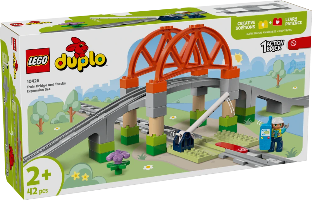LEGO® DUPLO® 10426 Železniční most a koleje – rozšiřující sada