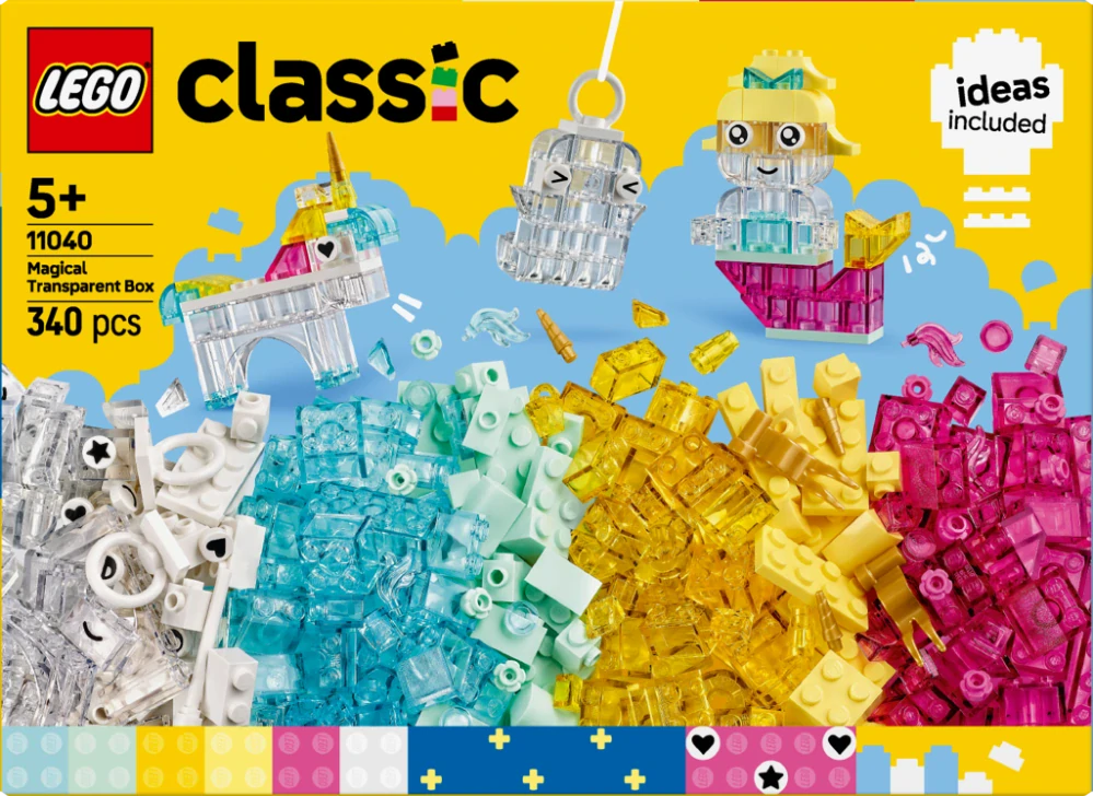 LEGO® Classic 11040 Kouzelná průhledná krabička