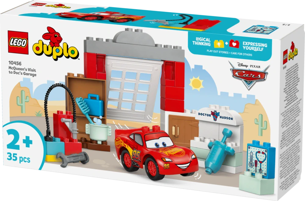 LEGO® DUPLO® ǀ Disney 10456 McQueen a návštěva v garáži doktora Hudsona