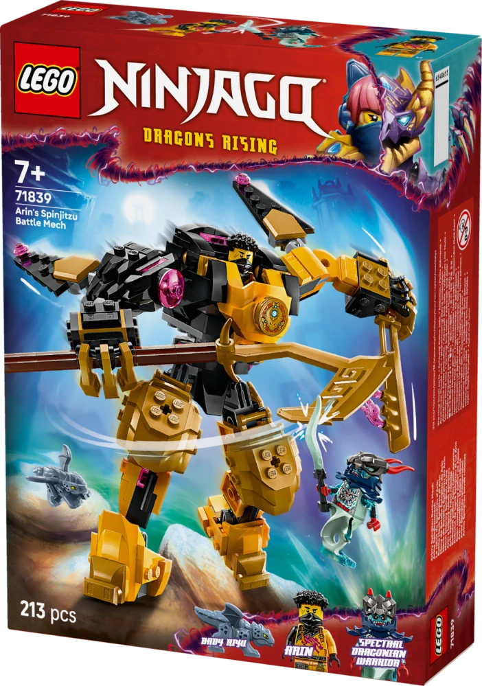 LEGO® NINJAGO® 71839 Arin a bojový robot Spinjitzu