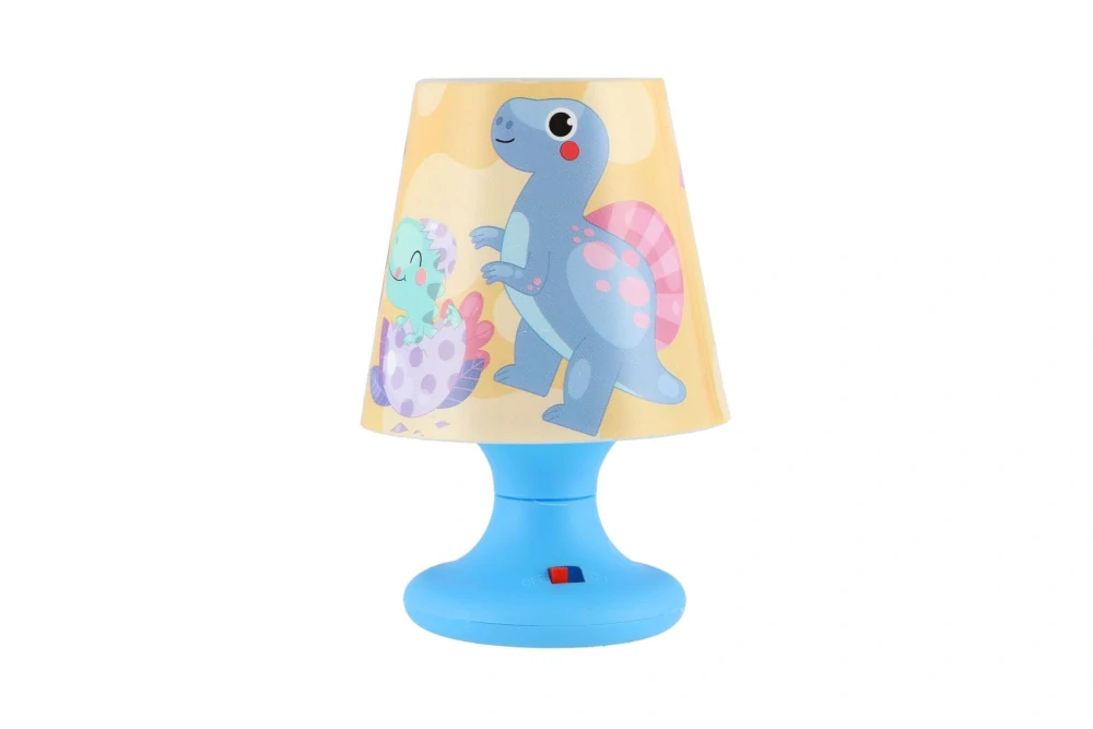 Teddies  Foto 360°  Mini lampička s dinosaurem na stůl plast 8x11cm na baterie 4 druhy