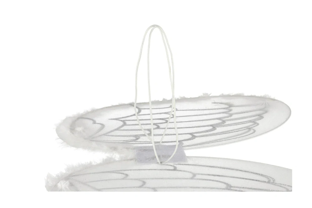 Teddies Křídla anděl s hůlkou nylon v sáčku 30,5x46x1cm karneval