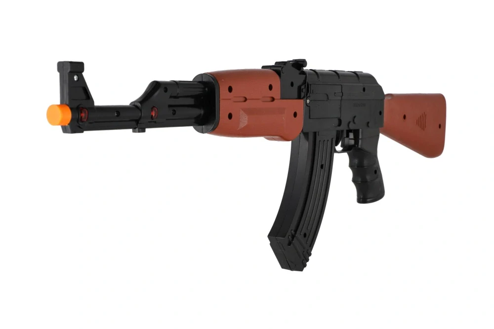 Teddies Samopal ARMY plast 62cm na baterie se zvukem se světlem na kartě