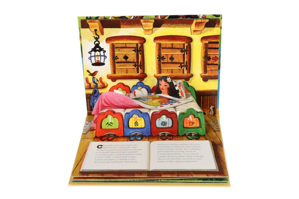 Albatros Knížka Sněhurka a sedm trpaslíků unikátní prostorové pohádky CZ