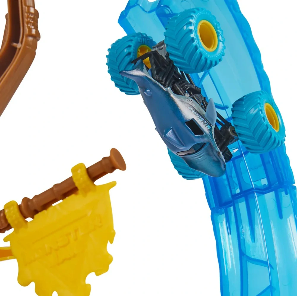 Spin Master MONSTER JAM - Hrací set MEGALODON ZOOP OF DOOM, 1:64