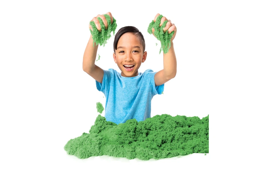 Kinetic Sand Balení Zeleného Písku 0.9 Kg