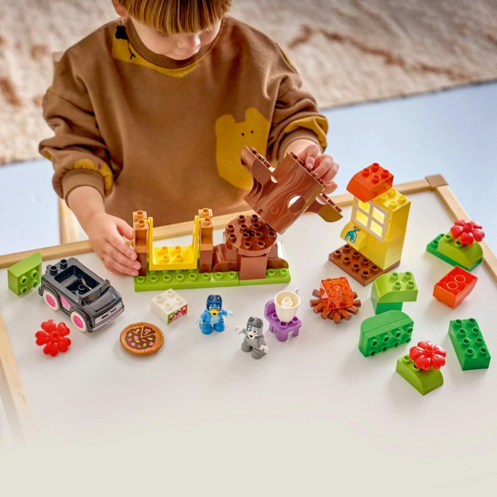 LEGO® DUPLO® 10469 Muffin, Bluey a rozvoz pizzy