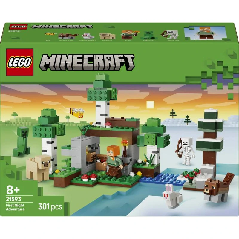 LEGO® Minecraft® 21593 První noční dobrodružství