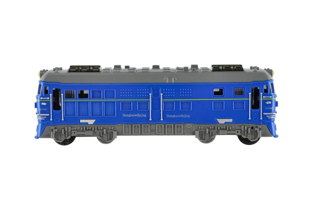 Teddies Lokomotiva/Vlak plast 18cm na setrvačník 3 barvy assort