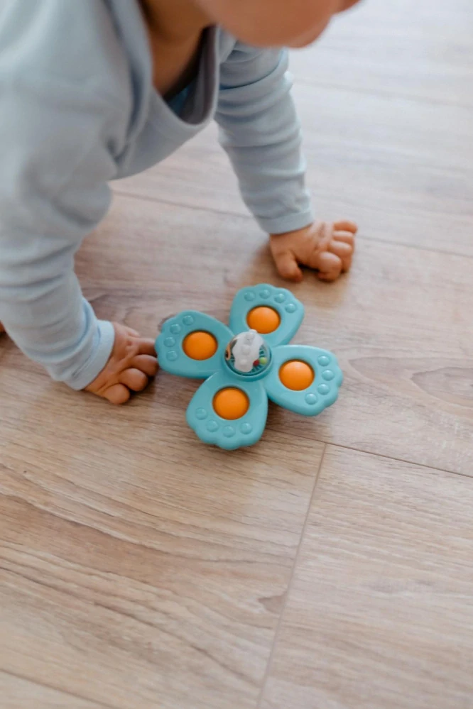 Teddies Točáček vrtulka babyted 11x5cm na kartě