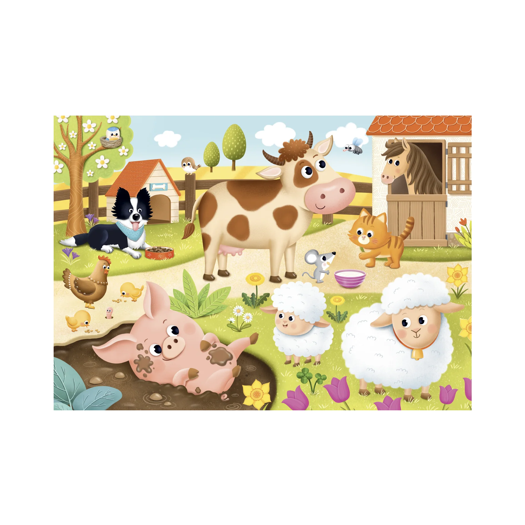 Dino První hraní: Domácí zvířátka 15 maxi Puzzle