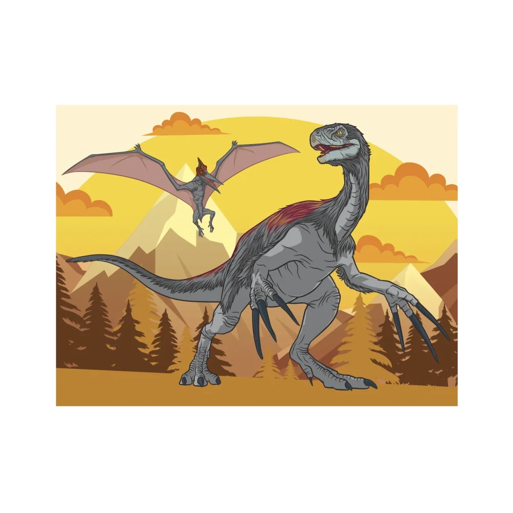 Dino Dřevěné licenční kostky Jurský svět – 12 kostek