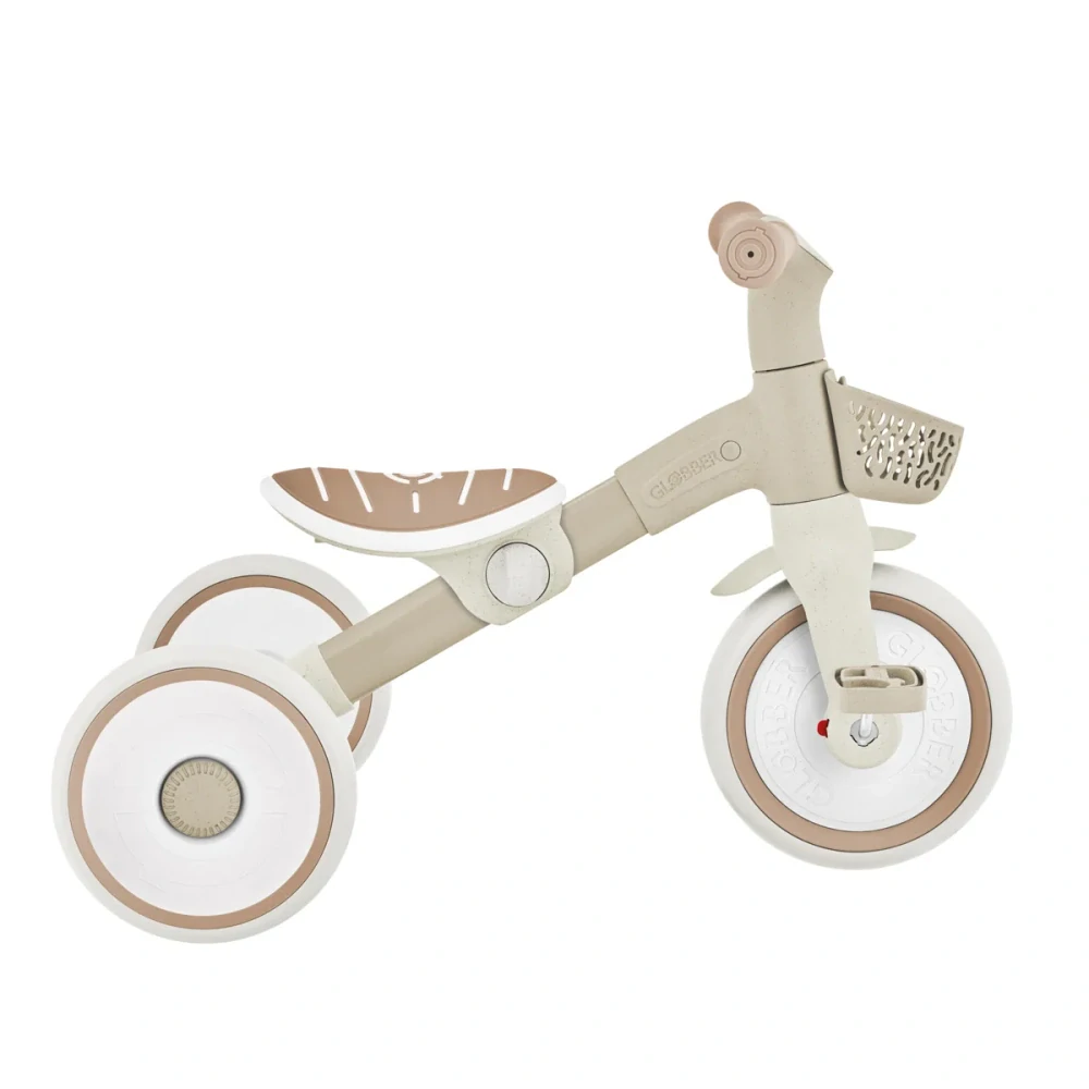Globber Tříkolka LEARNING TRIKE 2v1 PLUS ECOLOGIC, coconut