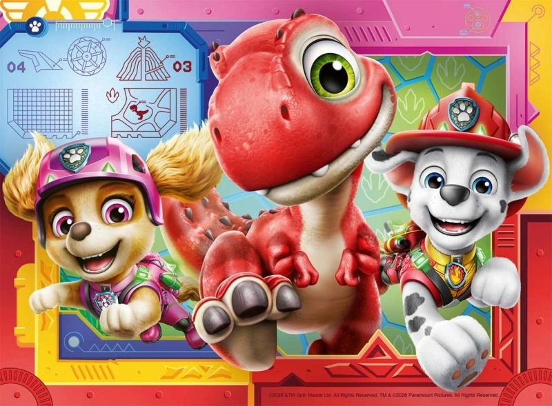 Ravensburger Tlapková patrola: Dinosauří film 4 v 1