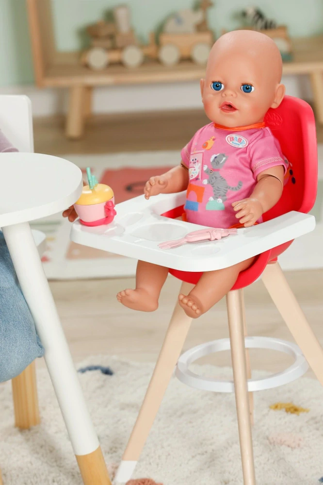 BABY born Jídelní židlička, červená