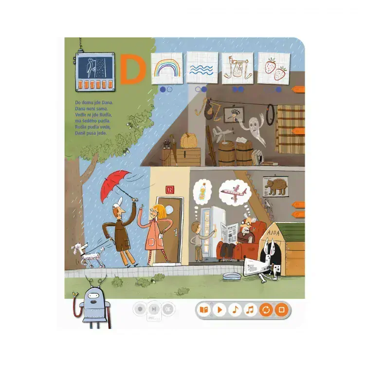 Albi Kouzelné čtení Kniha Když roboti brebentí