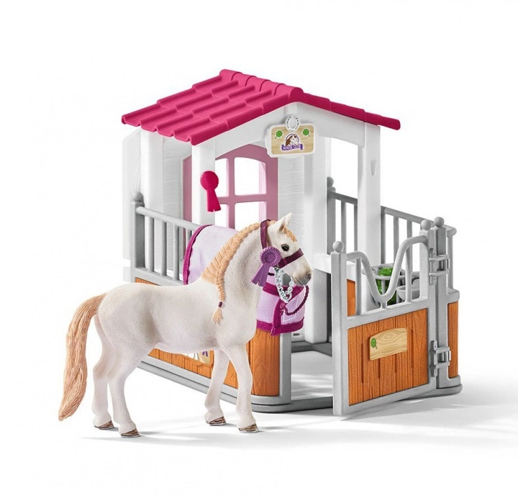 Schleich 42368 Stáj s klisnou Lusitano