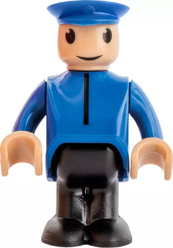 Woody Moderní elektrická mašinka - červená