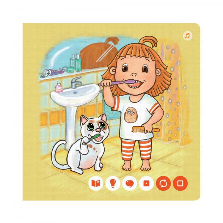 Albi Kouzelné čtení MINIKNIHA - DENNÍ ČINNOSTI