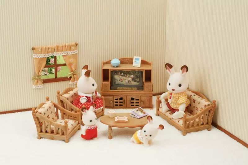 Sylvanian Families set - obývací pokoj