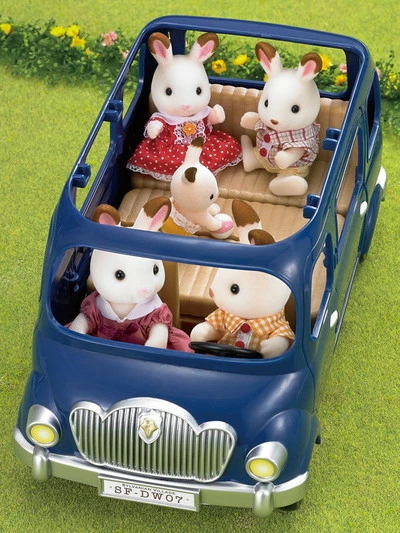 Sylvanian Families Rodinné auto modré