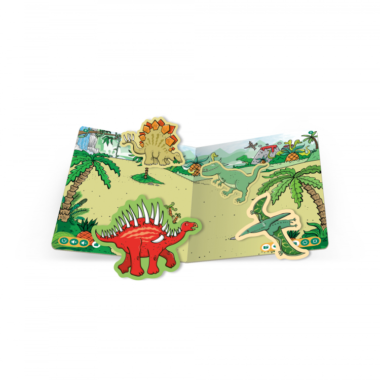 Albi Kouzelné čtení Samolepková knížka Dinosauři