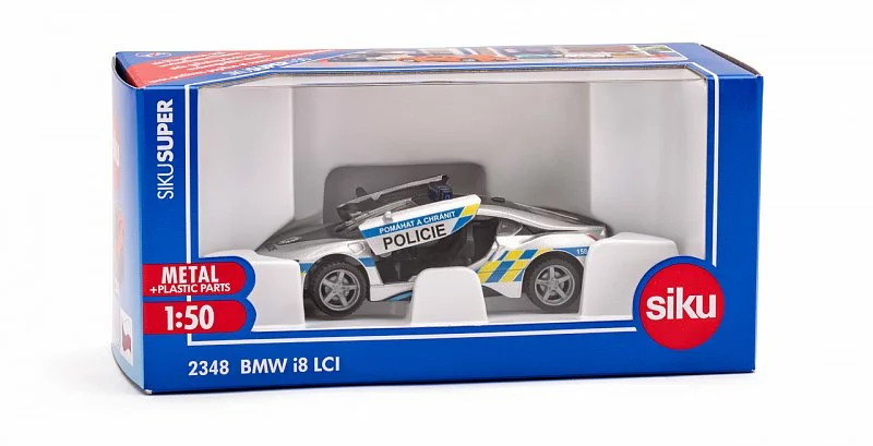 SIKU Super česká verze - policie BMW i8 LCI