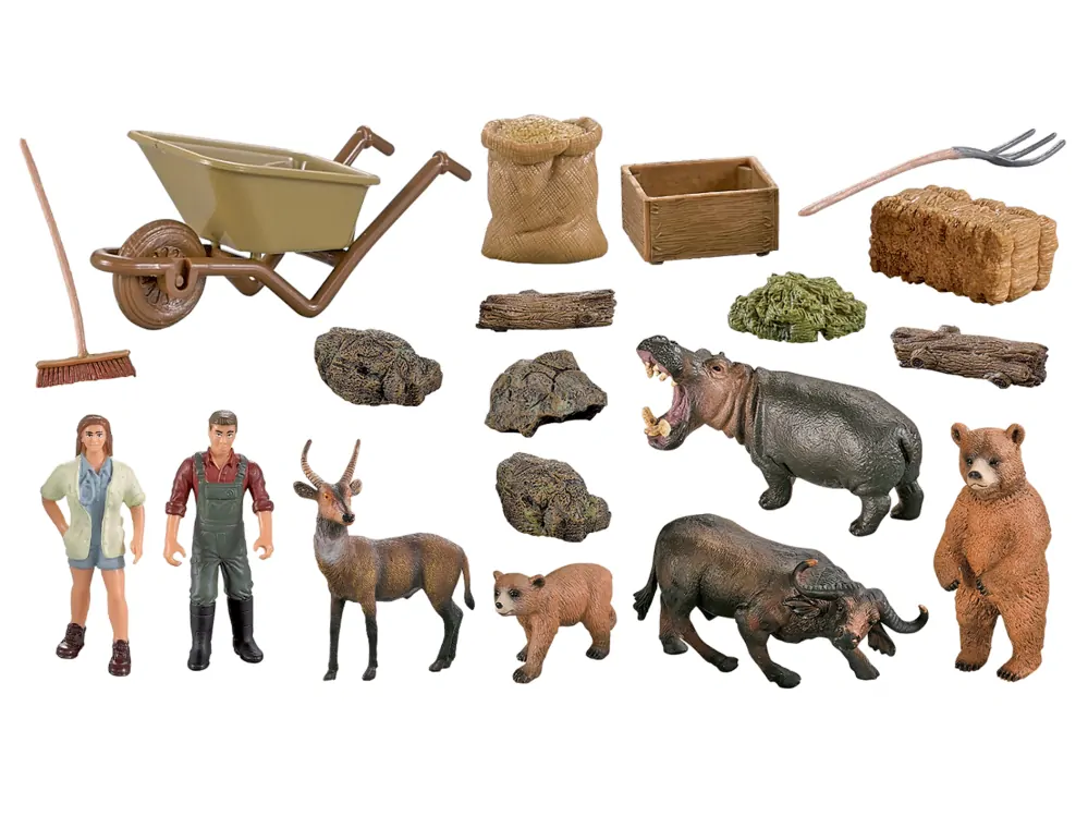 Zoolandia divoká zvířátka s doplňky - 4 druhy