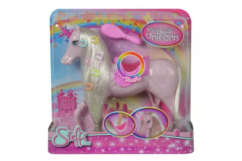 Simba Svítící jednorožec pro panenku Steffi