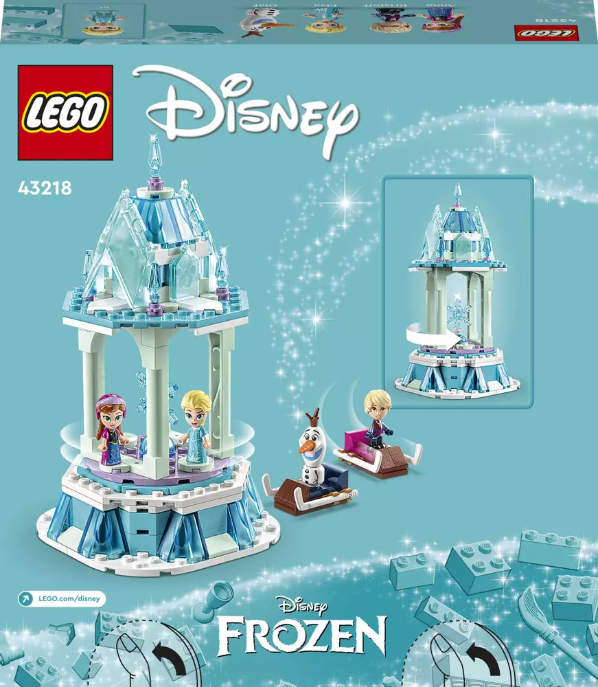 LEGO® Disney Princess™ 43218 Kouzelný kolotoč Anny a Elsy
