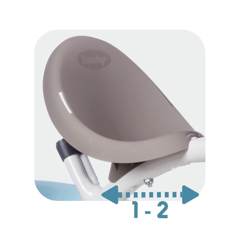 Smoby Tříkolka Baby Balade Plus modrá