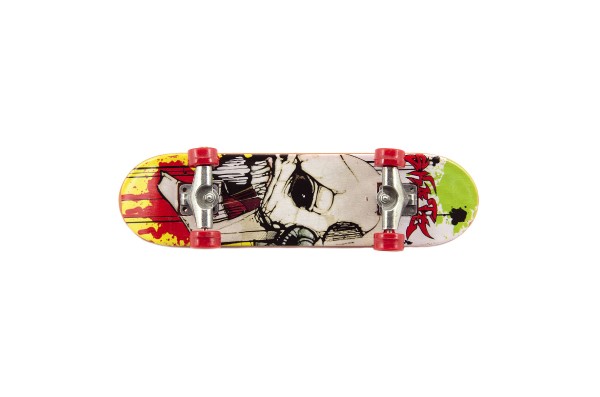 Teddies Skateboard prstový s rampou plast 10cm mix barev na kartě