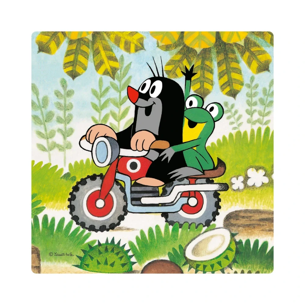 Dino Puzzle Krtek na louce baby 3–5 dílků baby