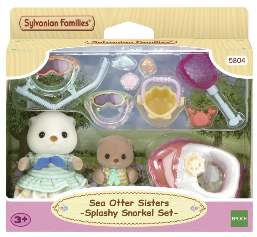 Sylvanian Families Vydří sestry na dovolené u moře