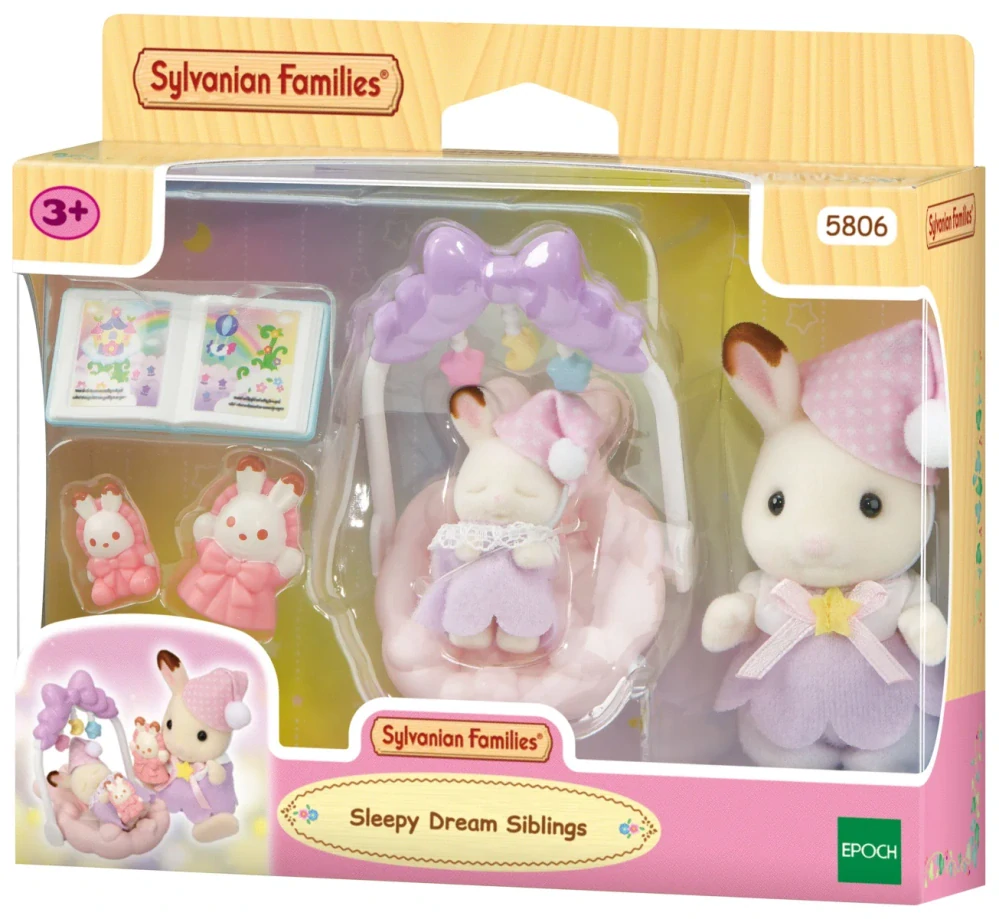 Sylvanian Families Chocolate králíčci spící sourozenci