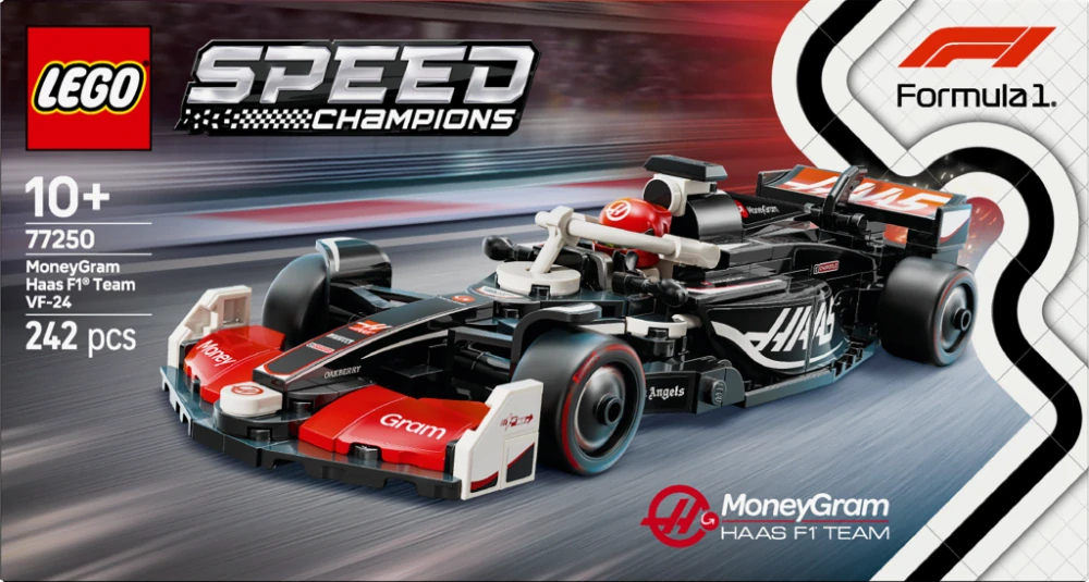 LEGO® Speed Champions 77250 Závodní auto MoneyGram Haas F1® Team VF-24