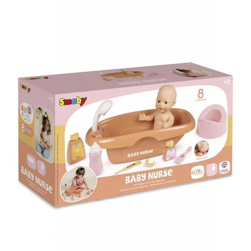 Smoby BN Vanička pro panenky s příslušenstvím