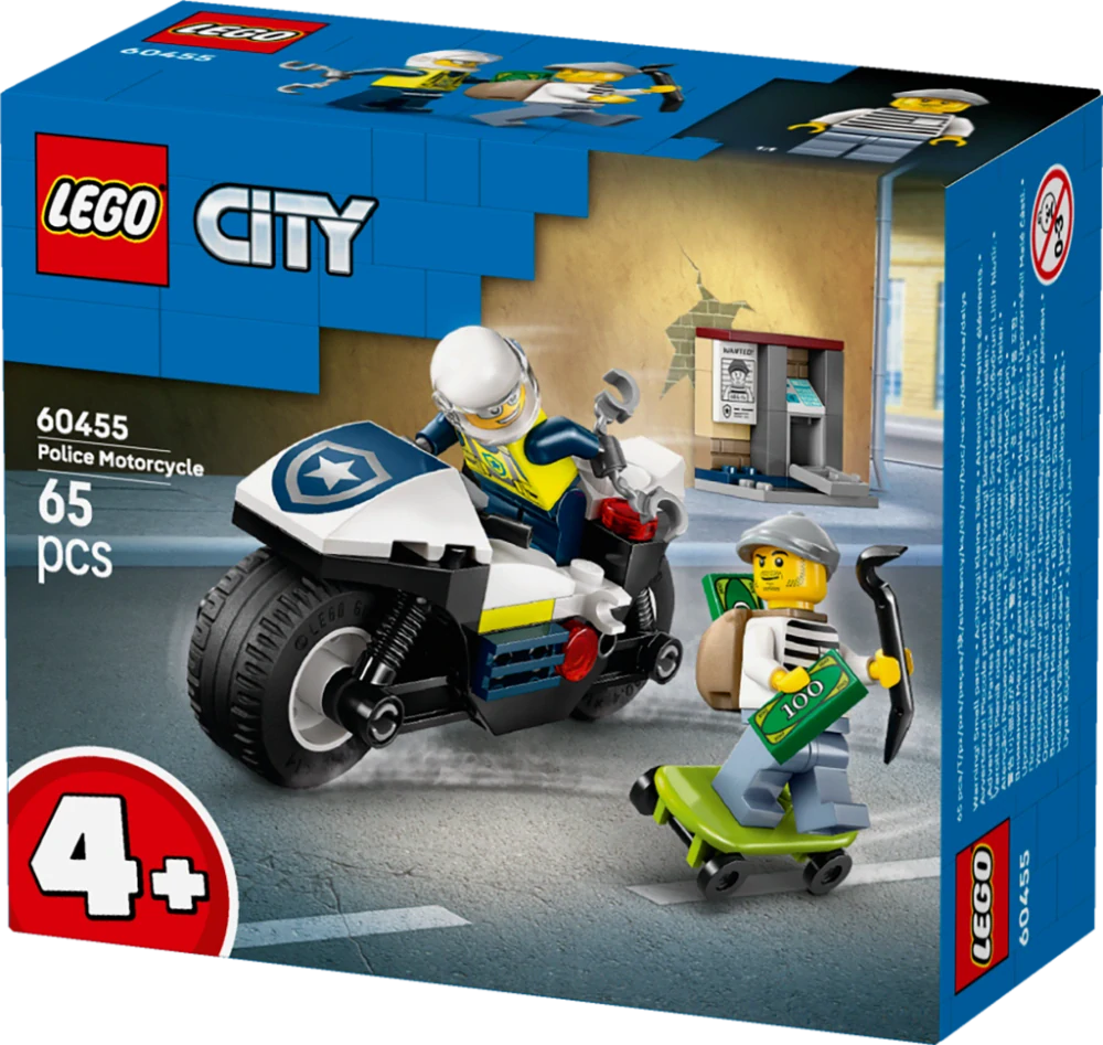 LEGO® City 60455 Honička na policejní motorce