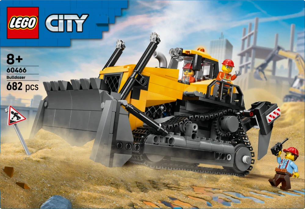 LEGO® City 60466 Žlutý buldozer