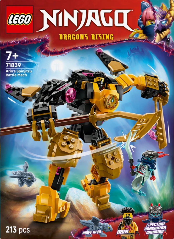 LEGO® NINJAGO® 71839 Arin a bojový robot Spinjitzu