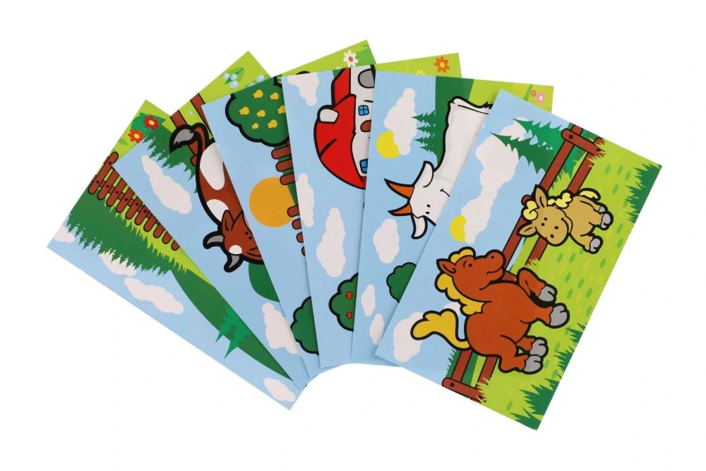 Teddies Kostky kubus Moje první zvířátka dřevo 15ks v dřevěné krabičce 20x13x5,2cm od 12 měsíců MPZ