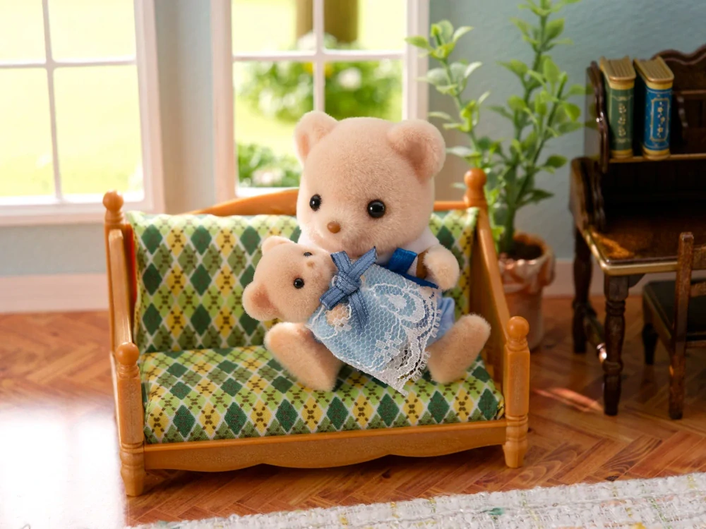 Sylvanian Families Sušenkoví medvídci trojčata v kolébce