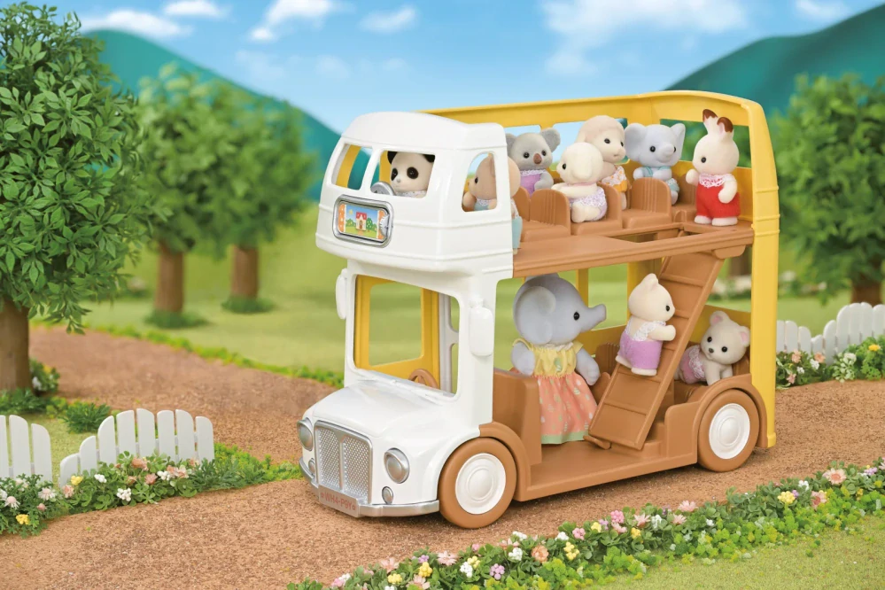 Sylvanian Families Dvoupatrový školkový autobus