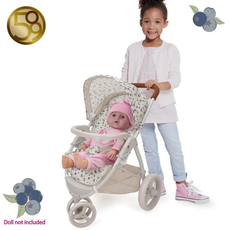 Five O Nine Crew Mabelle 3 Doll Jogger, Blueberry