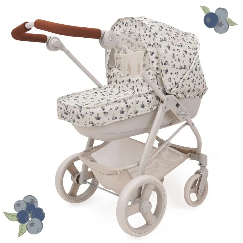 Five O Nine Crew Bella 2in1 Doll Pram, Blueberry