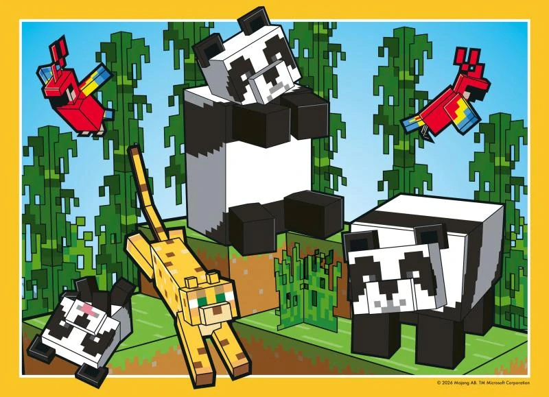 Ravensburger Minecraft 4x100 dílků
