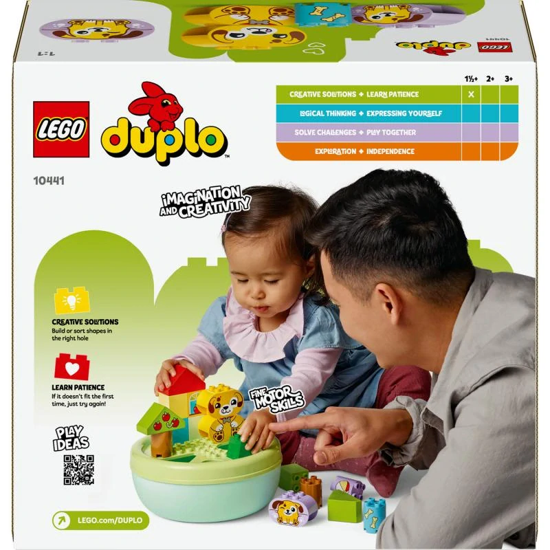 LEGO® DUPLO® 10441 Třídění tvarů: Domeček pro štěňátka