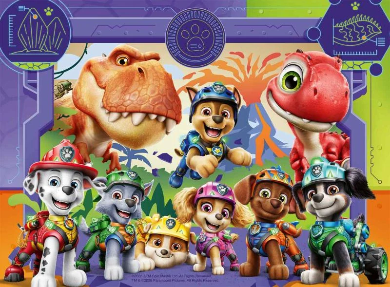 Ravensburger Tlapková patrola: Dinosauří film 4 v 1