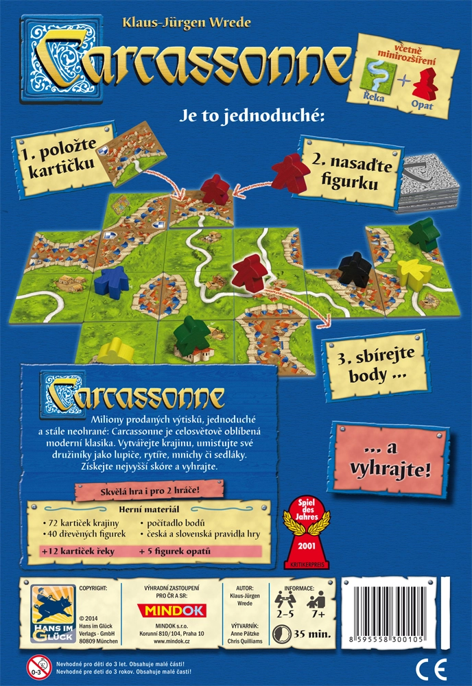 Mindok Carcassonne základní hra